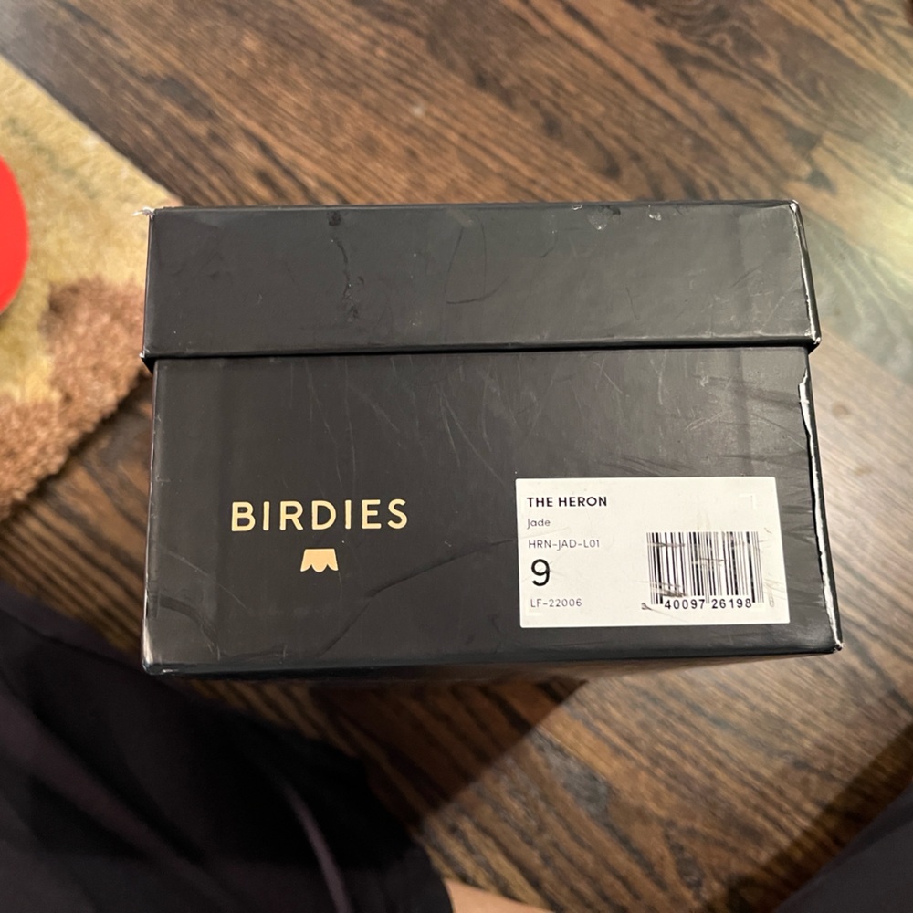 Birdies The Heron Velvet Embroidered Beautiful Flats - Picture 6 of 6